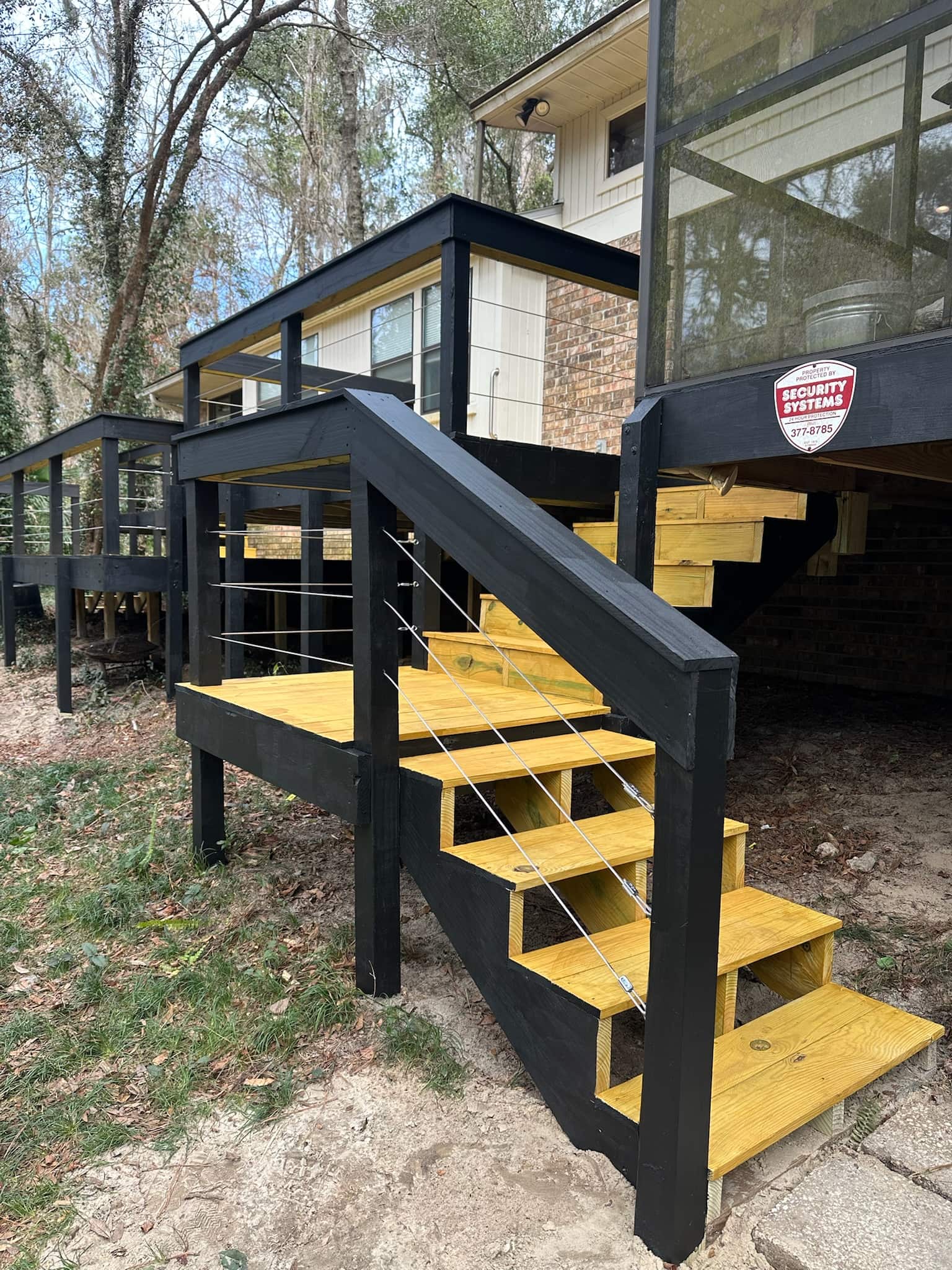 Outdoor deck build and construction project by GMZ Remodeling in Gainesville, Florida