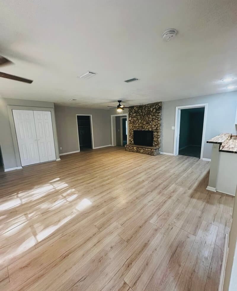 Contemporary living room makeover and renovation by GMZ Remodeling in Central Florida showing modern design and quality finishes