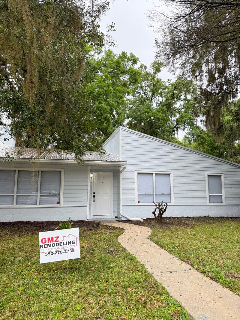 House exterior upgrade and home improvement in Gainesville