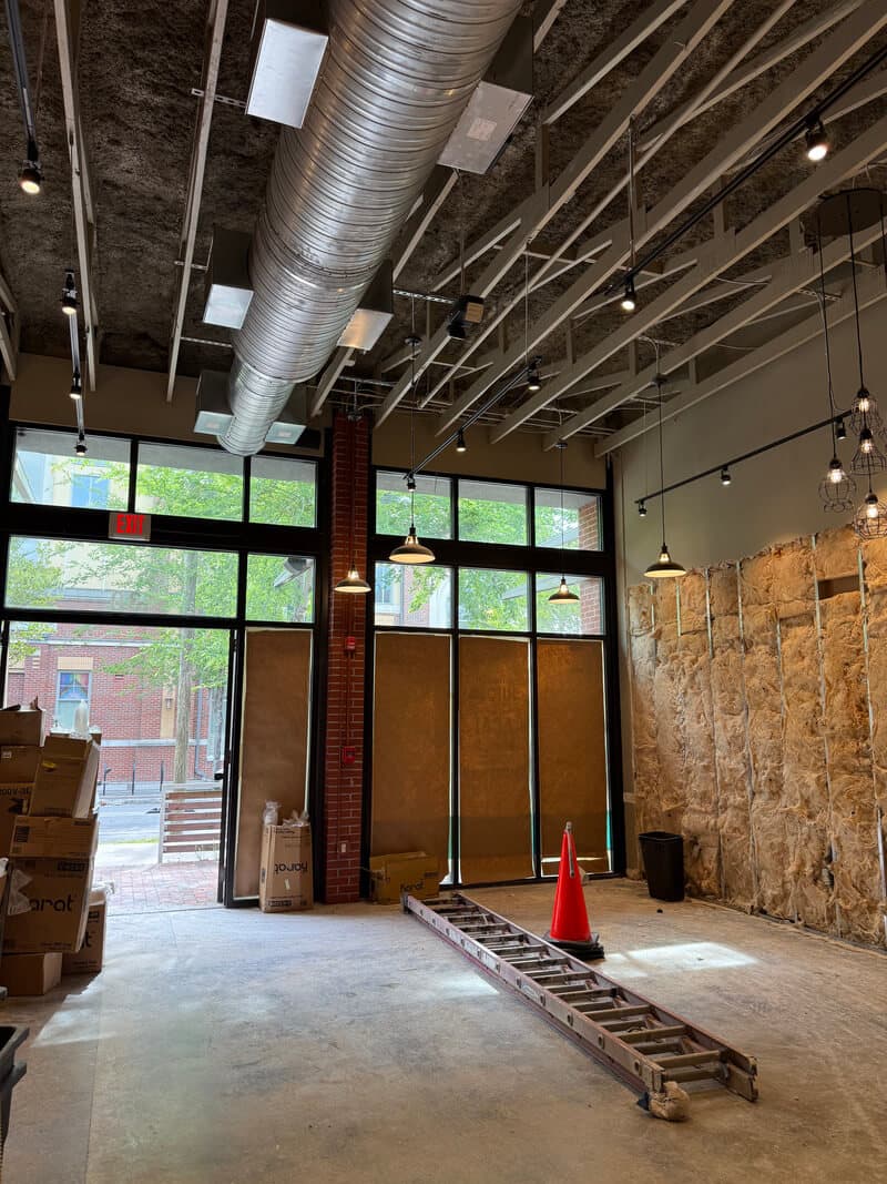 Commercial restaurant interior remodeling project by GMZ Remodeling featuring professional craftsmanship and custom design